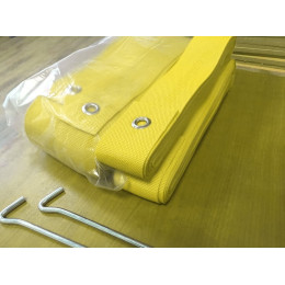 Разметка площадки для бадминтона 13.4х6.1м - жёлтый (ленты)