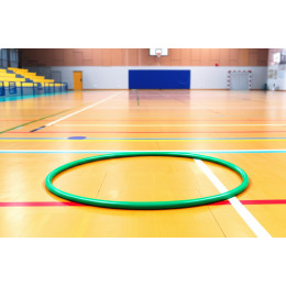 Обруч пластиковый спортивный 60см широкий