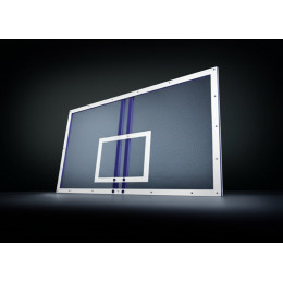 Щит баскетбольный оргстекло 15мм 1800х1050мм, игровой, на раме