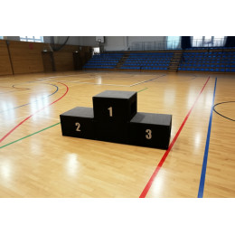 Пьедестал для победителей с покрытием (ковролин)